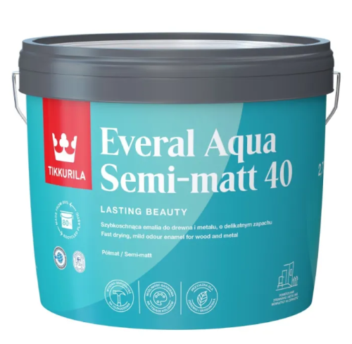 Przejdź do produktu TIKKURILA EVERAL AQUA S-MATT(40) Baza A 2,7L