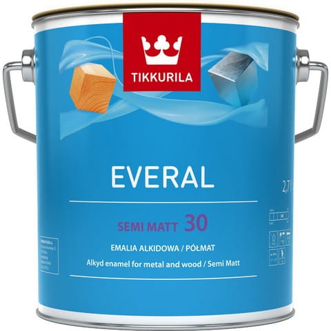 Przejdź do produktu TIKKURILA EVERAL SEMI MATT (30) baza A 2,7l