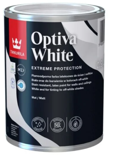 Przejdź do produktu TIKKURILA Optiva White 0,9l
