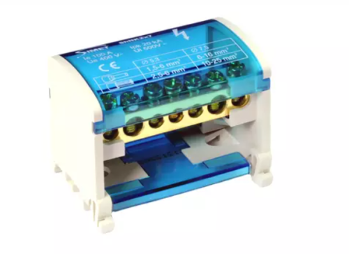 Przejdź do produktu SIMET Blok rozdzielczy dwupolowy 2x5x6mm2  2x16mm2