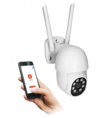 Przejdź do produktu KAMERA ZEWNĘTRZNA OBROTOWA WIFI APLIKACJA TUYA 4 MP
