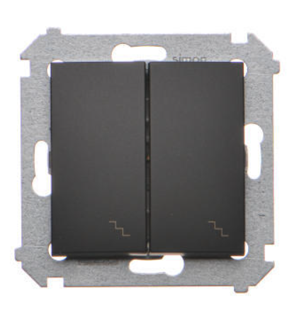Przejdź do produktu SIMON PREMIUM 54 CZARNY MAT ŁĄCZNIK SCHODOWY PODWÓJNY