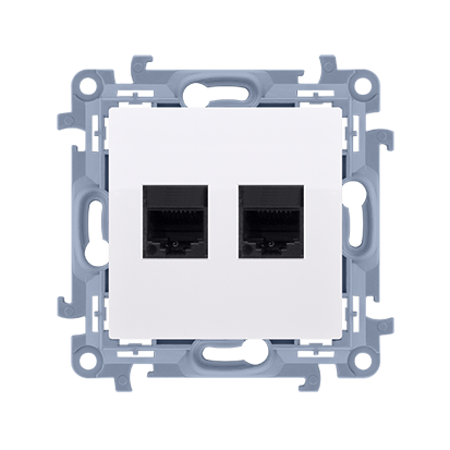 Przejdź do produktu SIMON 10 BIAŁY GNIAZDO KOMPUTEROWE PODWÓJNE RJ45 KATEGORIA 5E