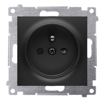 Przejdź do produktu SIMON PREMIUM 54 CZARNY MAT GNIAZDO WTYCZKOWE POJEDYNCZE Z UZIEMIENIEM