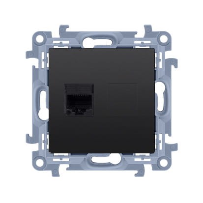 Przejdź do produktu SIMON 10 CZARNY MAT GNIAZDO KOMPUTEROWE POJEDYNCZE RJ45 KATEGORIA 5E