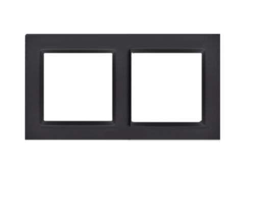 Przejdź do produktu SIMON 10 Czarny mat ramka podwójna