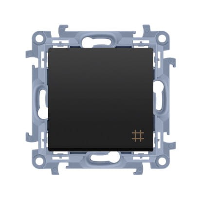 Przejdź do produktu SIMON 10 Czarny mat łącznik krzyżowy