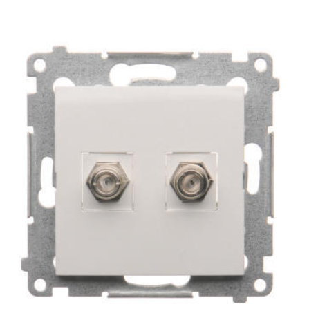 Przejdź do produktu SIMON PREMIUM 54 BIAŁY GNIAZDO ANTENOWE TYPU F