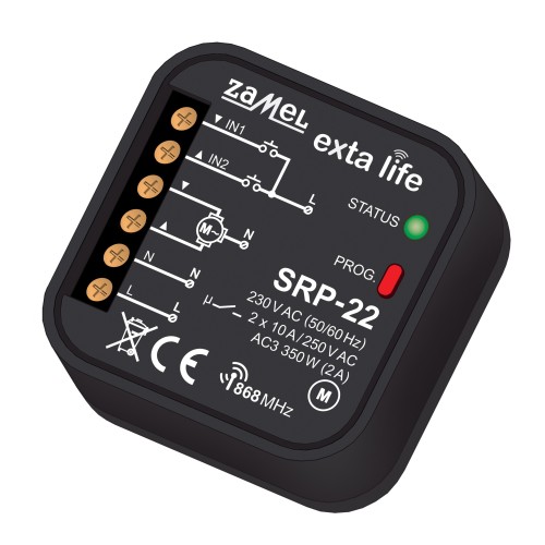 Przejdź do produktu ZAMEL EXTA LIFE sterownik rolet dopuszkowy