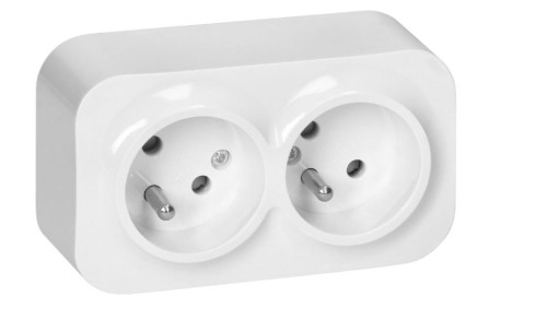 Przejdź do produktu ORNO Gniazdo podwójne białe