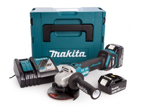 Przejdź do produktu MAKITA akumulatorowa szlifierka kątowa 125mm 18V 3x5,0Ah DGA513RT3J