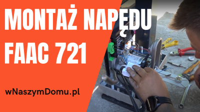 Film z montażu siłownika Faac 721